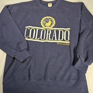 Velva Sheen University Of Colorado Boulder Sweatshirt Vintage Coach Prime 🔥 USA